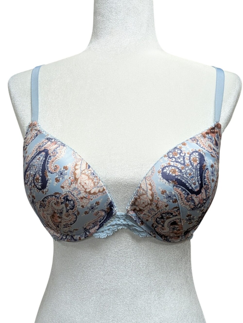Victoria's Secret Dream Angels Blue Padded Push-Up Bra Size 34DD